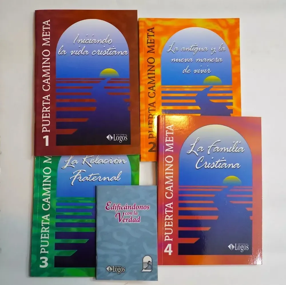 Tapa de Puerta, Camino, Meta — Serie completa + Edificándonos, de Jorge Himitian y Orville Swindoll